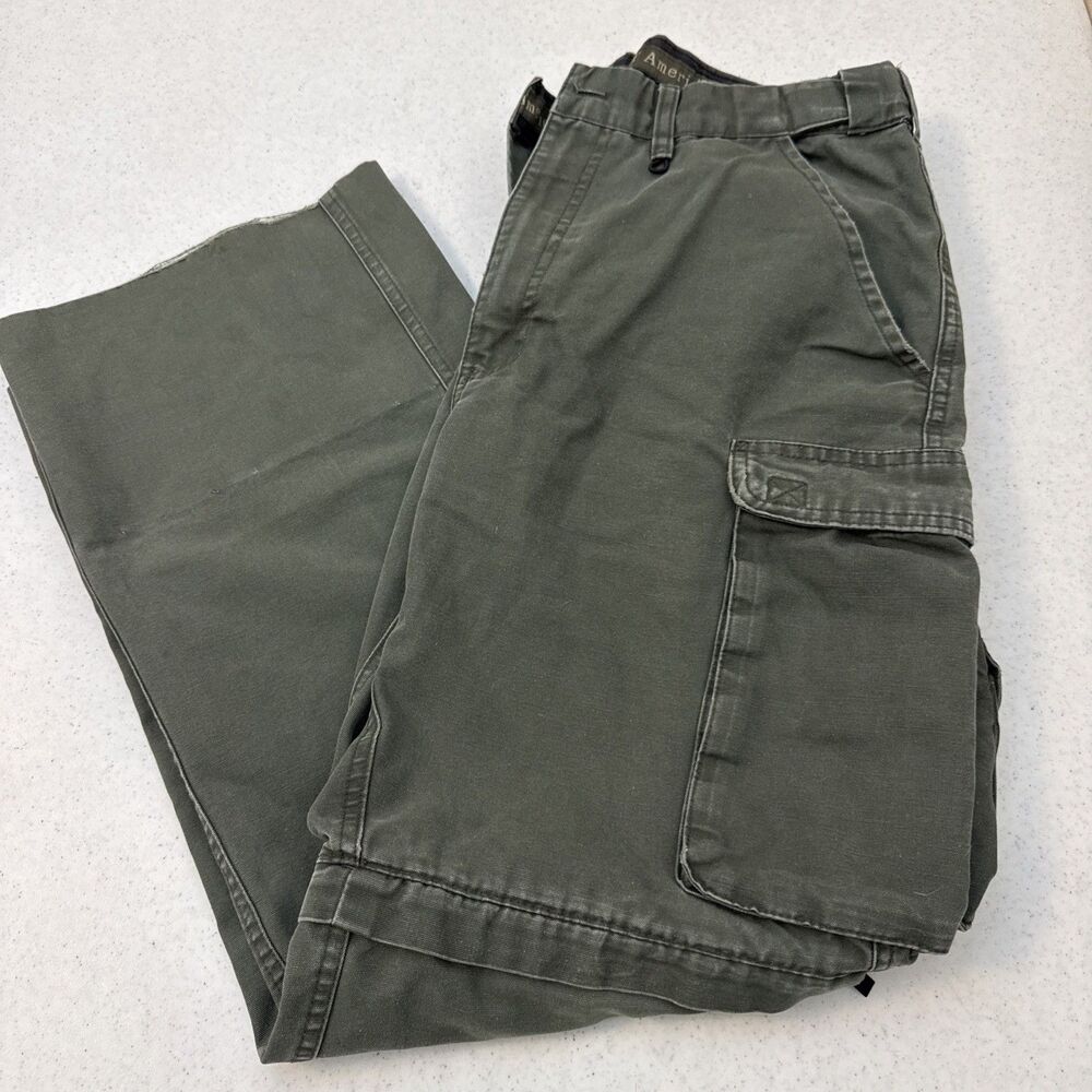 Boy Scouts Of America Convertible Uniform Pants Men 32 Relaxed Cargo Un-Hem
